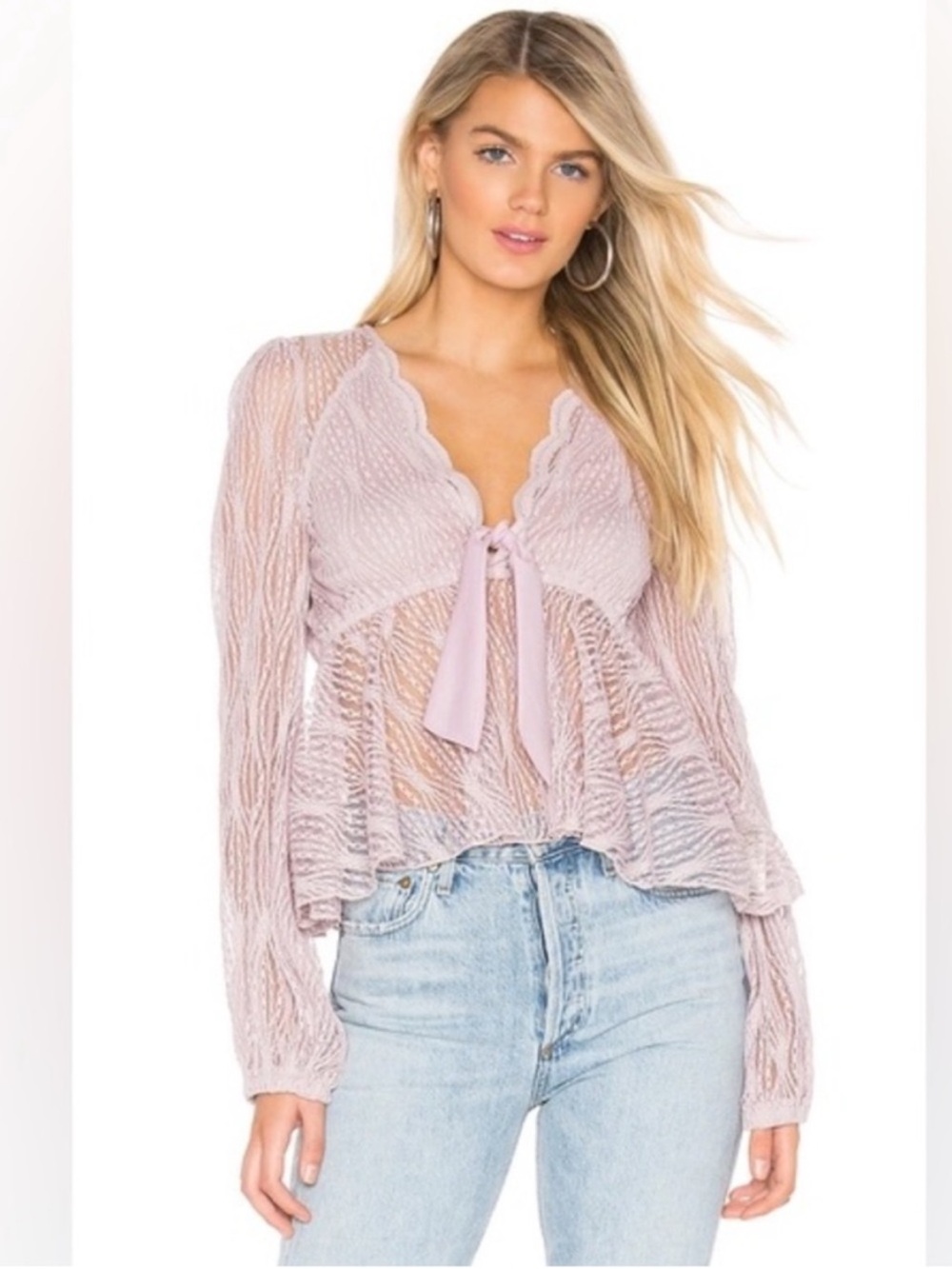 Free People Luisa Lace Top